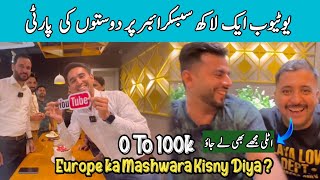 0 To 100 k Big Thanks To All   Mujhy Europe Jany ka kisny kaha tha  Free Go To Europe [upl. by Ailito421]