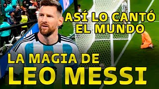 Así Cantó el Mundo el Gol de Messi  Julian  Argentina vs Croacia [upl. by Ennahtebazile]