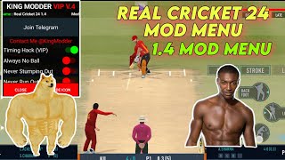 Real Cricket 24 Mod Apk 14 Unlimited Money  Tickets Unlock Everything Timing Hack Real Cricket 24 [upl. by Icats835]