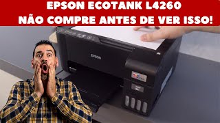 Impressora Multifuncional Epson Ecotank L4260 Vale Apena Ou é Furada [upl. by Fugazy]