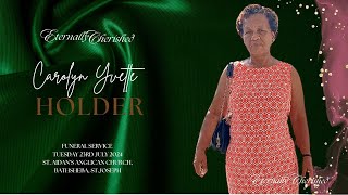 A Celebration of Life  Carolyn Yvette Holder [upl. by Oiralednac]