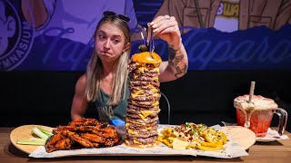 Varsitys 20x20 Burger Stack Challenge Is Served On A Skateboard [upl. by Honan]