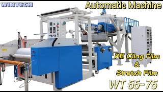 1 meter 2 Extruder Cling Film Stretch Film Machine Making 50 Kg Large Roll 4 Tons [upl. by Gian]