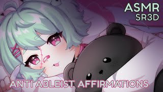 Anti Ableist Affirmations SR3D ASMRwhispering headhair scratching [upl. by Rehpotsihc]