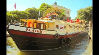 Péniche en vente sur le Canal du Midi pour 170000 euros [upl. by Nylcsoj19]