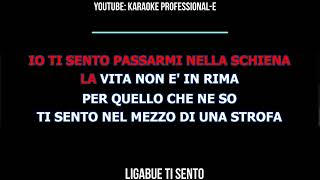 LIGABUE TI SENTO CORI PER IL KARAOKE PROFESSIONALE [upl. by Yraillih]