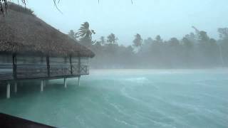 Maldives Tropical Storm  Medhufushi May HD [upl. by Aikkin]