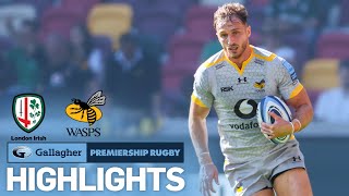 London Irish v Wasps  HIGHLIGHTS  Breathtaking 23 Point Comeback  Gallagher Premiership 202021 [upl. by Juanne]