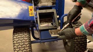 Common Sense Tool Repair  No 005  Bluebird CH400H Wood Chipper Blade Replacement [upl. by Akihsat]