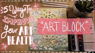 5 Ways To Improve Your Art quotHealthquot Art Block  Emily Artful [upl. by Alcus]