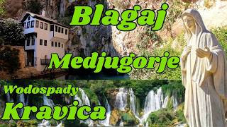 Medjugorje wodospady Kravica Blagaj Bośnia i Hercegowina [upl. by Nitas796]