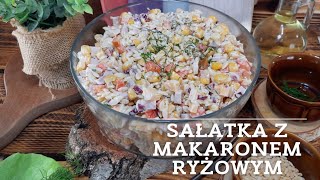 Moja ulubiona sałatka z szynką konserwową i makaronem ryżowym Musisz koniecznie ją zrobić sałatka [upl. by Fred463]