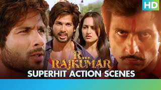 R Rajkumar  Superhit Action Scenes  Shahid Kapoor Sonakshi Sinha amp Sonu Sood  Prabhu Deva [upl. by Hadleigh]