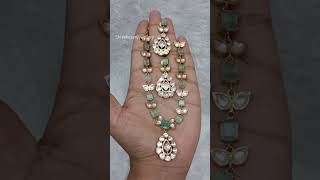 Moissanite necklace set only wholesale bulk orderaccepted dmfororders8905253207 moissanitejewellery [upl. by Ronoc]