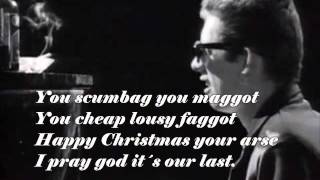 The Pogues  Fairytale of New York  Lyrics [upl. by Debee]