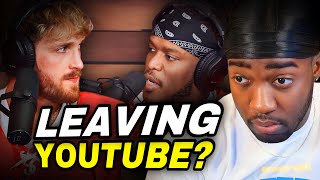 Logan Paul and KSI talk about JiDion leaving his YouTube Channel [upl. by Ahsak]