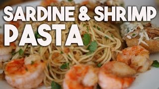 Sardine amp Shrimp Pasta – A Gordon Ramsay recipe [upl. by Nicks77]