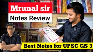 Mrunal sir economy notes 2024 Review  Best Economy notes for Hindi amp English  UPSC prelims 2024 [upl. by Brynn]