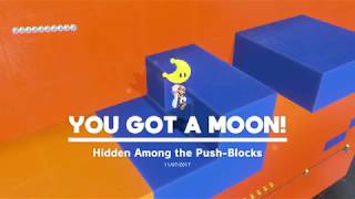 Super Mario Odyssey  Cap Kingdom Moon 9 Hidden Among the Push Blocks [upl. by Eitac]