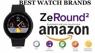 MyKronoz ZeRound2 Smartwatch Review with Circular Color Touchscreen [upl. by Norse910]