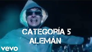 Alemán  Categoría 5 Official Video [upl. by Atinek]