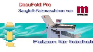 MORGANA DOCUFOLD PRO  Falzmaschine [upl. by Eelatsyrc]