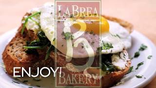 Breakfast Ideas Egg Sandwich Recipe with Spinach amp Goat Cheese  La Brea Bakery [upl. by Limann920]