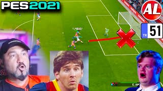 MESSİ HEM GÜLDÜRDÜ HEM ÜZDÜ 90 OLACAK İŞ DEĞİL  PES 2021 ANALİG 51 [upl. by Hniht]