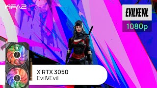 KFA2 X GeForce RTX 3050 Black  EvilVEvil  1080p Full HD разрешение [upl. by Leticia193]