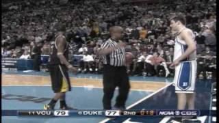 Eric Maynor w quotThe daggerquot VCU vs Duke Pt2 [upl. by Adelaida]