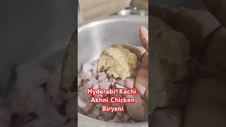 Hyderabadi kachi Akhni chicken Biryani inspiration motivationalquotes lovelykidsandfamily [upl. by Enailil]