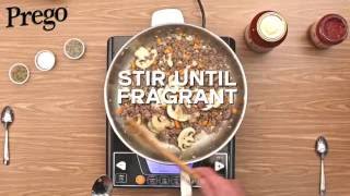 Prego Spaghetti Bolognese  60secs Video Tutorial [upl. by Aifos849]