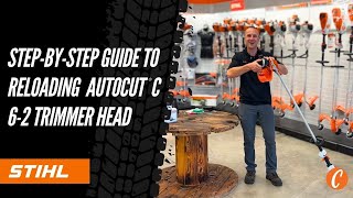 How to Reload the STIHL AutoCut C 62 Trimmer Head [upl. by Toogood]