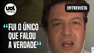 Bolsonaro não me esquece diz Mandetta após ser criticado pelo presidente [upl. by Foster218]