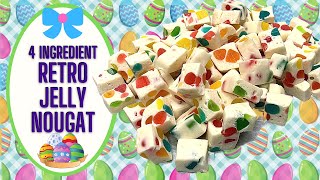 4 INGREDIENT RETRO JELLY NOUGAT BRACHS PICK A MIX COPYCAT [upl. by Dulcine599]