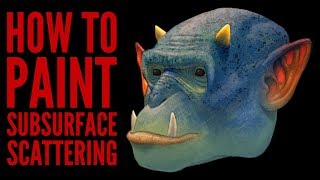 How to Paint Subsurface Scattering [upl. by Mozza]