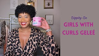 Girls With Curls Gelee Review  Type 4a Hair  Wash N GO [upl. by Adnylam473]