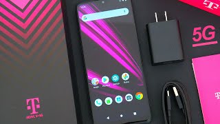 T Mobile REVVL V 5G Unboxing Hands On amp First Impressions [upl. by Jahdal]