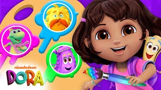 Guess the Missing Color Game w Dora amp Boots 3  Dora amp Friends [upl. by Filmore]