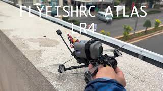 FlyfishRC Atlas LR 4  Flight time test with Liion 4s 21700 battery [upl. by Aerdua]