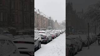 Edinburgh during Storm Bert  wonderland or disaster [upl. by Milewski]