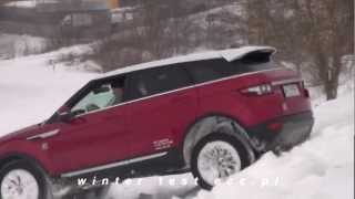 Range Rover EVOQUE WINTER TEST  ECC Babice [upl. by Bert]