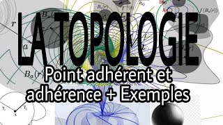 LA TOPOLOGIE  Point adhérent et adhérence  Exemples 9 [upl. by Ainavi]