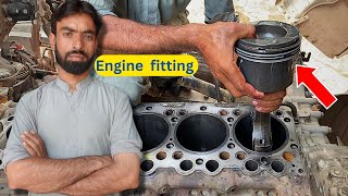 Fixing Blow By Issue Engine Part Replacement and Fitting Hino p11c Engine Part 2 [upl. by Auqenahc]