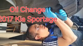 OilChange on 2017 Kia Sportage [upl. by Lenahs576]