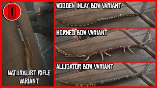 New Variants Red Dead Online Improved BowVarmint Rifle Variant Skins [upl. by Anelehs]