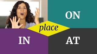 When to use ON IN and AT correctly in English  prepositions of place  part 2 [upl. by Ardnnaed26]