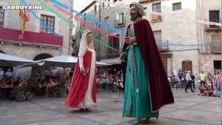 BesalÃº Festa Major 2012 Ball dels Gegants de BesalÃº [upl. by Salvay]