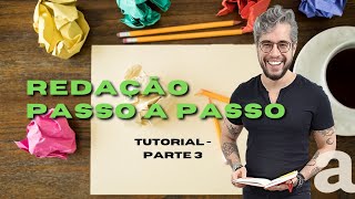 TUTORIAL DE REDAÇÃO como fazer o texto  parte 3 Tema uberização do trabalho [upl. by Koetke]