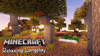 Minecraft Longplay  Building a Base in the Shattered Savanna Relaxing amp Exploring  No Talking [upl. by Coben]